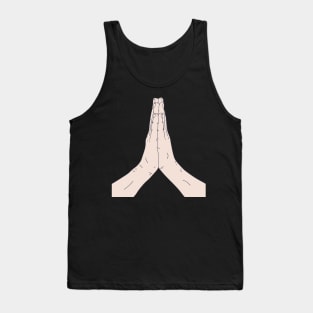 Praying - Emoticon - Folded Hands Tank Top